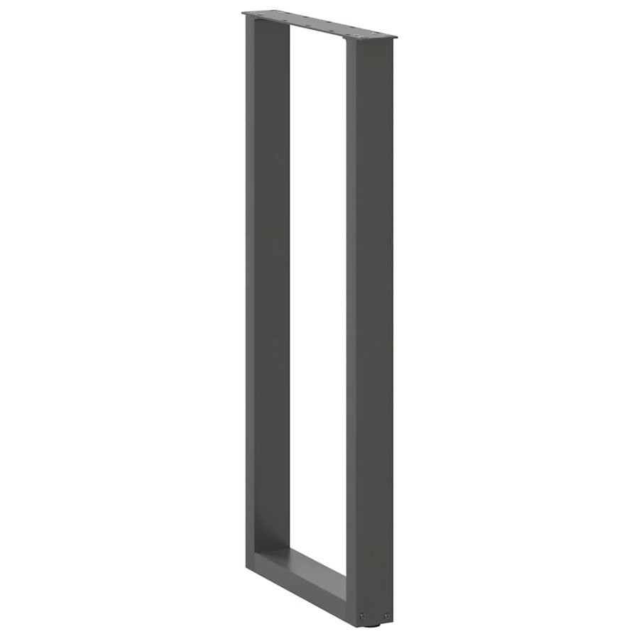 Bartafelpoten 2 st U-vormig 50x(110-111) cm staal antraciet