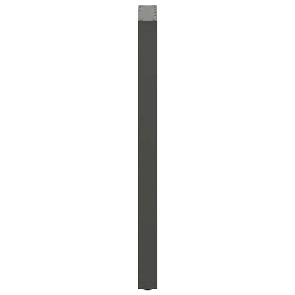 Bartafelpoten 2 st U-vormig 50x(110-111) cm staal antraciet