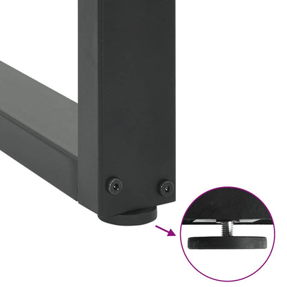 Bartafelpoten 2 st U-vormig 50x(110-111) cm staal antraciet