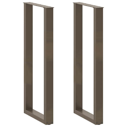 Bartafelpoten 2 st U-vormig 50x(110-111) cm staal naturel