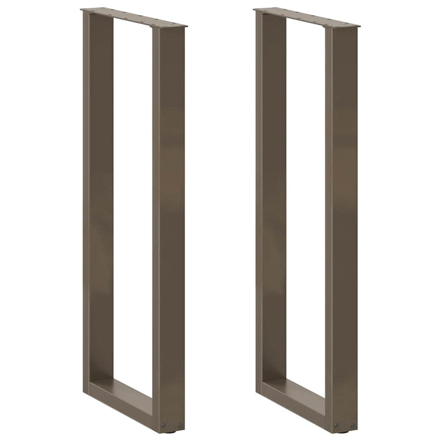 Bartafelpoten 2 st U-vormig 50x(110-111) cm staal naturel