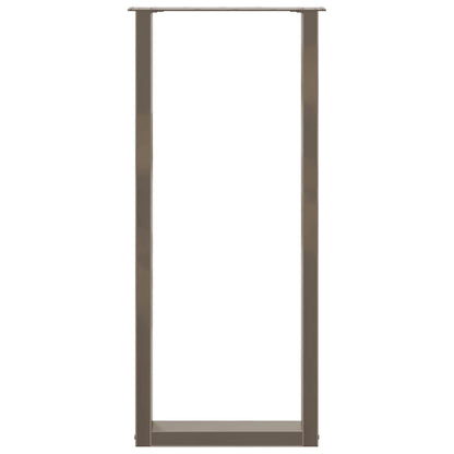 Bartafelpoten 2 st U-vormig 50x(110-111) cm staal naturel