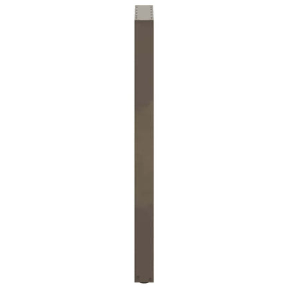 Bartafelpoten 2 st U-vormig 50x(110-111) cm staal naturel