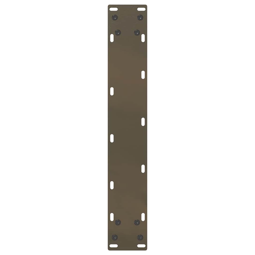 Bartafelpoten 2 st U-vormig 50x(110-111) cm staal naturel