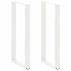 Bartafelpoten 2 st U-vormig 60x110 cm staal wit