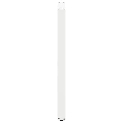 Salontafelpoten 2 st U-vormig 60x(110-111) cm staal wit