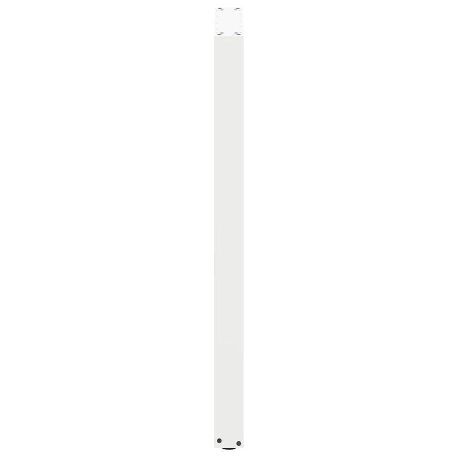 Salontafelpoten 2 st U-vormig 60x(110-111) cm staal wit