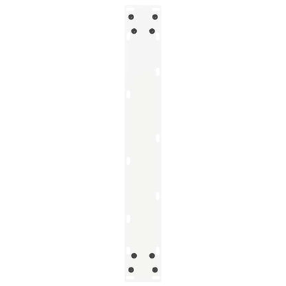 Salontafelpoten 2 st U-vormig 60x(110-111) cm staal wit