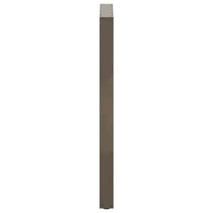 Salontafelpoten U-Vormig Staal Naturel 2 60 x (110-111) cm