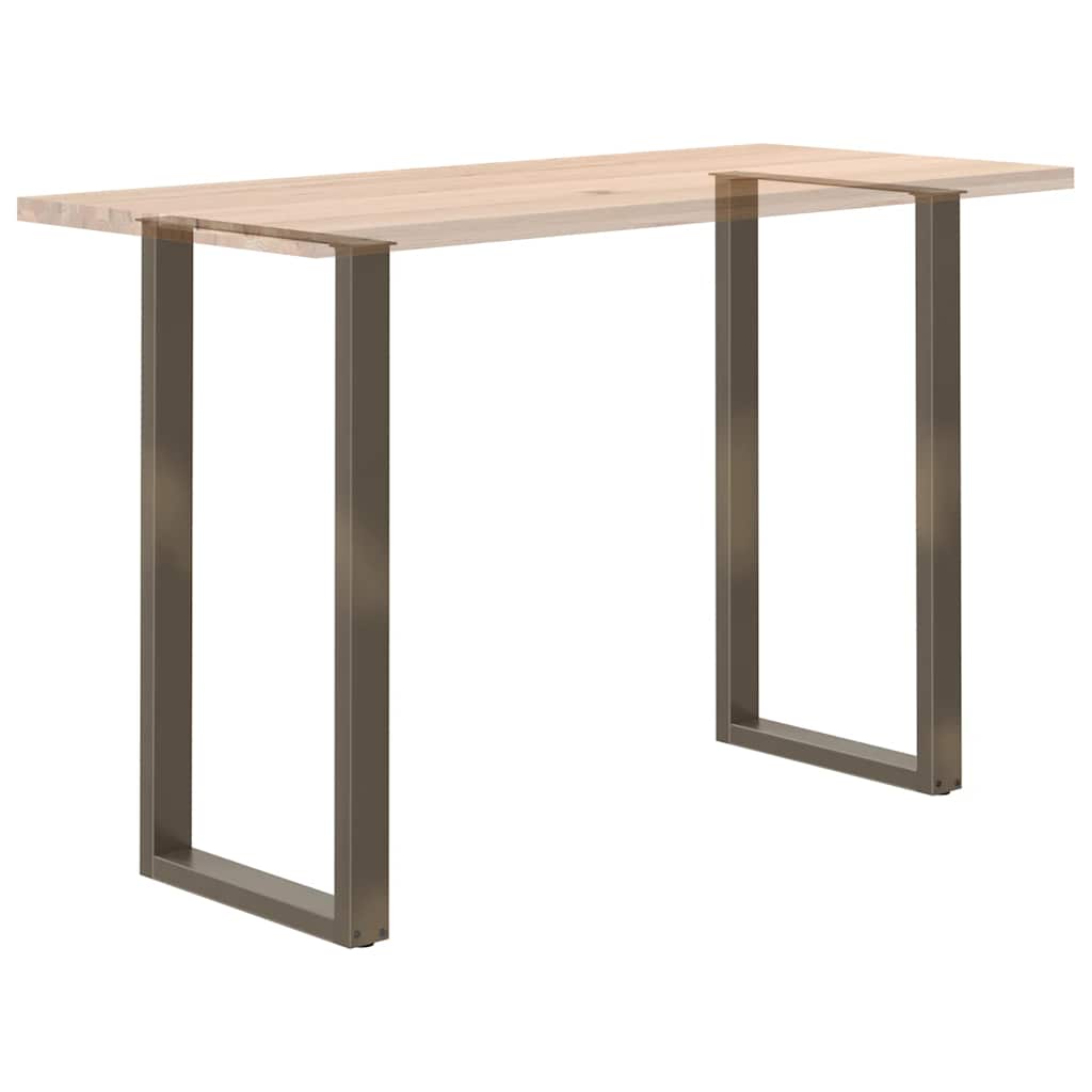 Salontafelpoten U-Vormig Staal Naturel 2 60 x (110-111) cm
