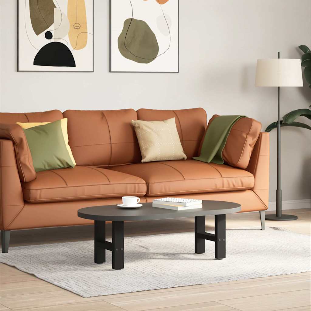 Salontafelpoten 2 st 30×30 cm staal zwart