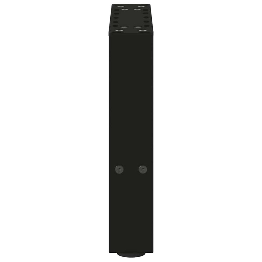 Salontafelpoten 2 st 30×30 cm staal zwart