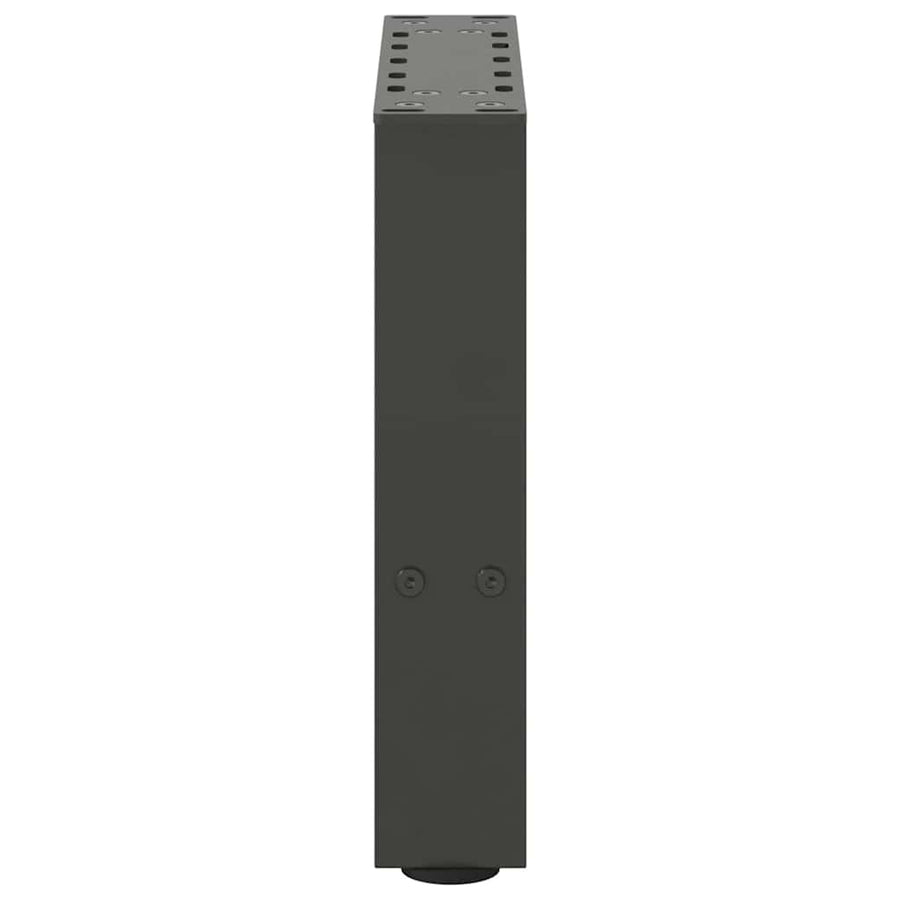 Salontafelpoten 2 st 30×30 cm staal antraciet