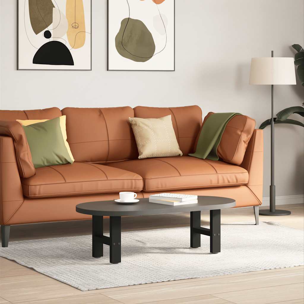 Salontafelpoten 2 st 30×40 cm staal zwart