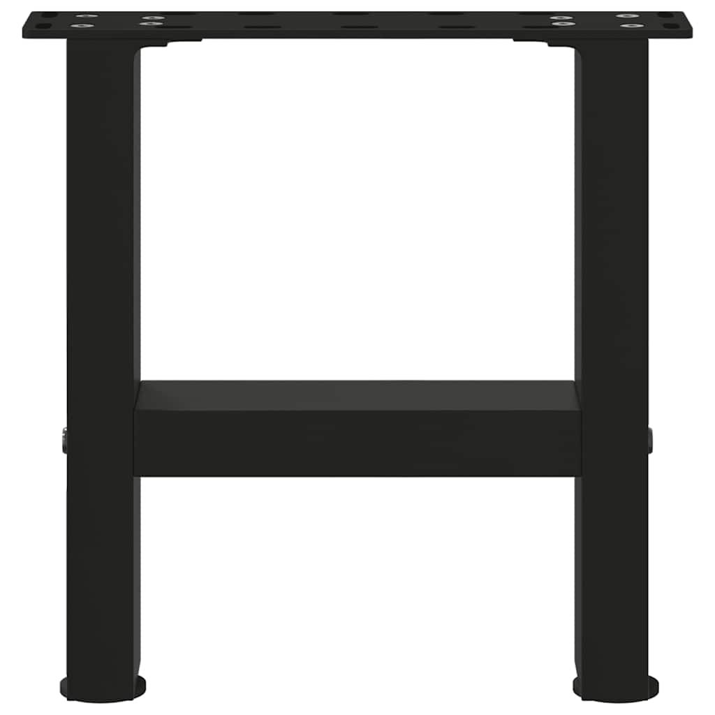 Salontafelpoten 2 st 30×40 cm staal zwart