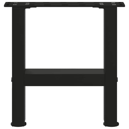 Salontafelpoten 2 st 30×40 cm staal zwart