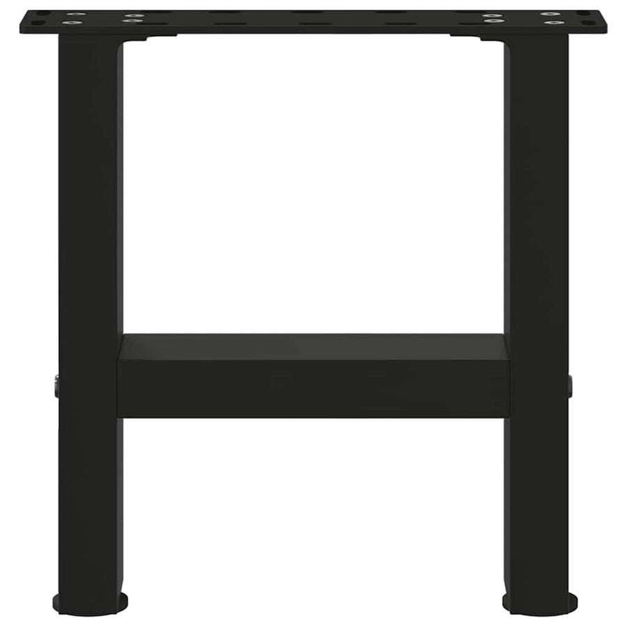 Salontafelpoten 2 st 30×40 cm staal zwart
