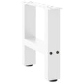 Salontafelpoten 2 st 40x(30-31) cm staal wit