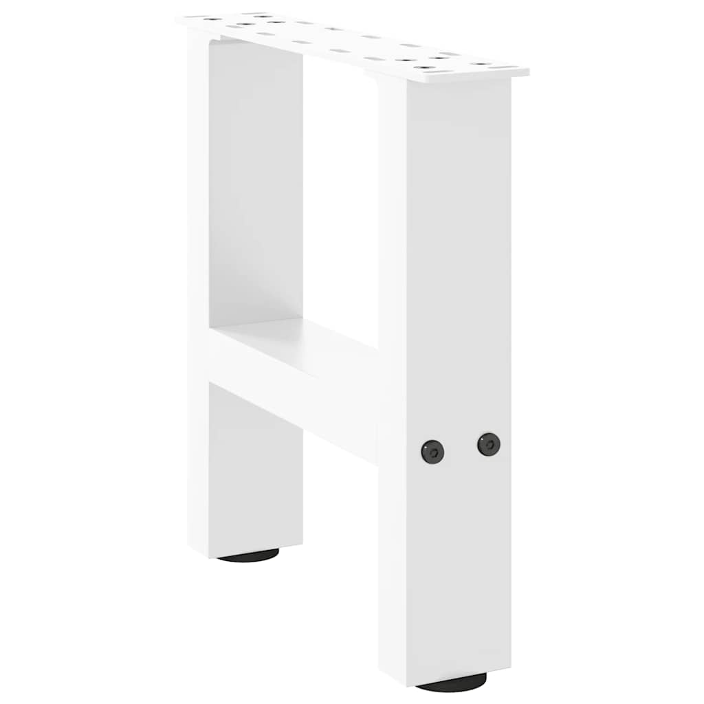 Salontafelpoten 2 st 30×40 cm staal wit