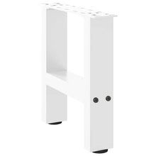 Salontafelpoten 2 st 30×40 cm staal wit