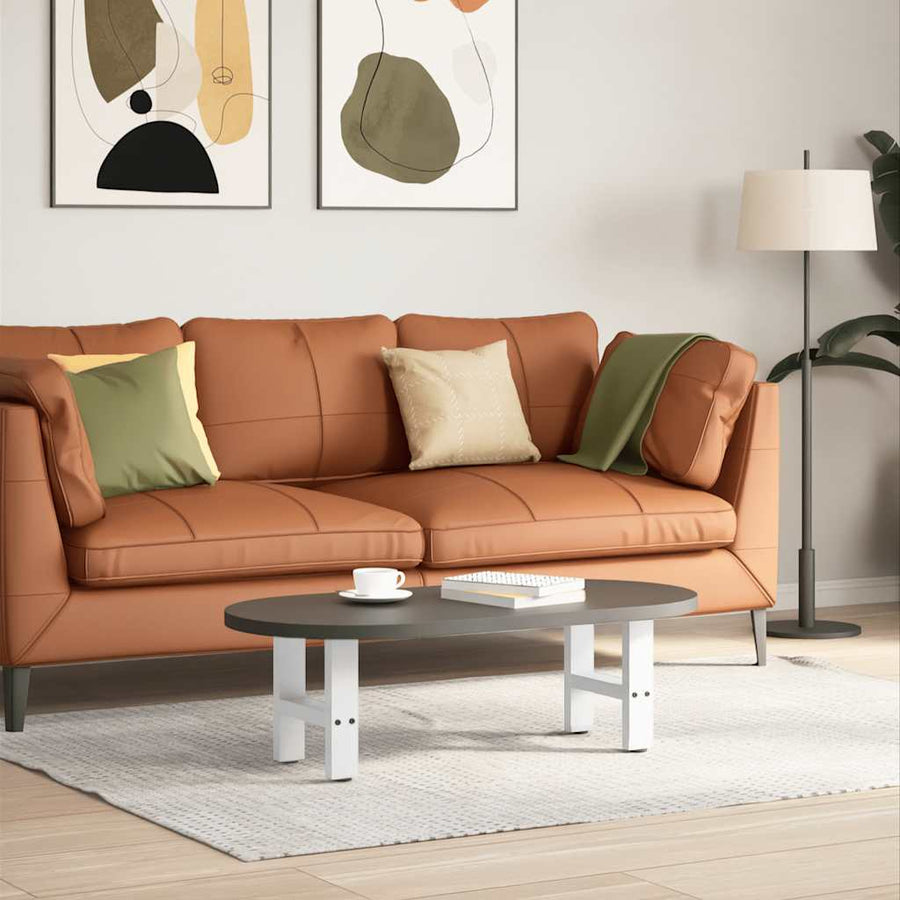 Salontafelpoten 2 st 30×40 cm staal wit