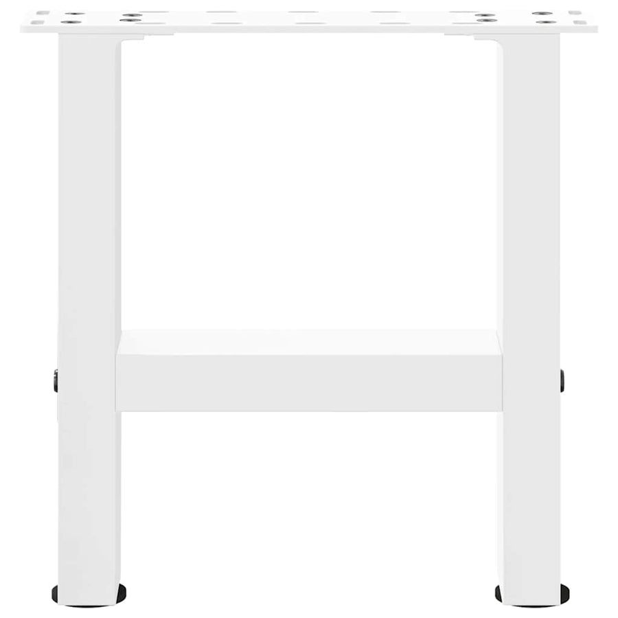 Salontafelpoten 2 st 30×40 cm staal wit