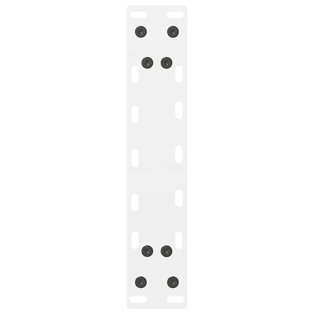 Salontafelpoten 2 st 30×40 cm staal wit