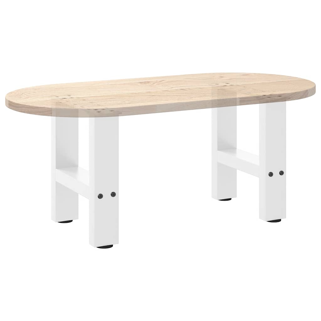 Salontafelpoten 2 st 30×40 cm staal wit