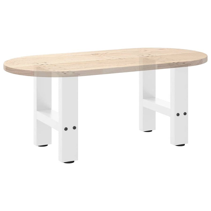 Salontafelpoten 2 st 30×40 cm staal wit