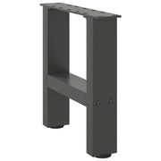 Salontafelpoten 2 st 40x30 cm staal antraciet