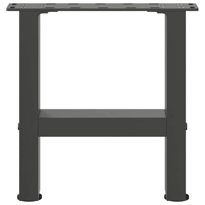 Salontafelpoten 2 st 30×40 cm staal antraciet