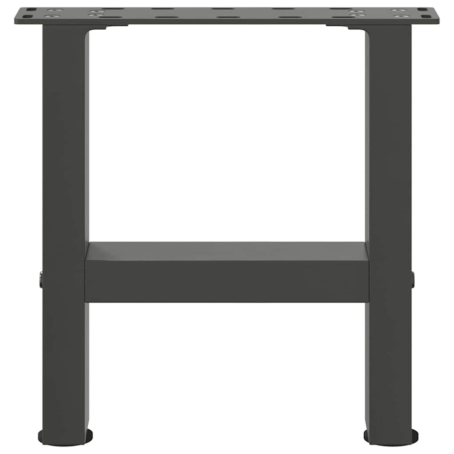 Salontafelpoten 2 st 30×40 cm staal antraciet