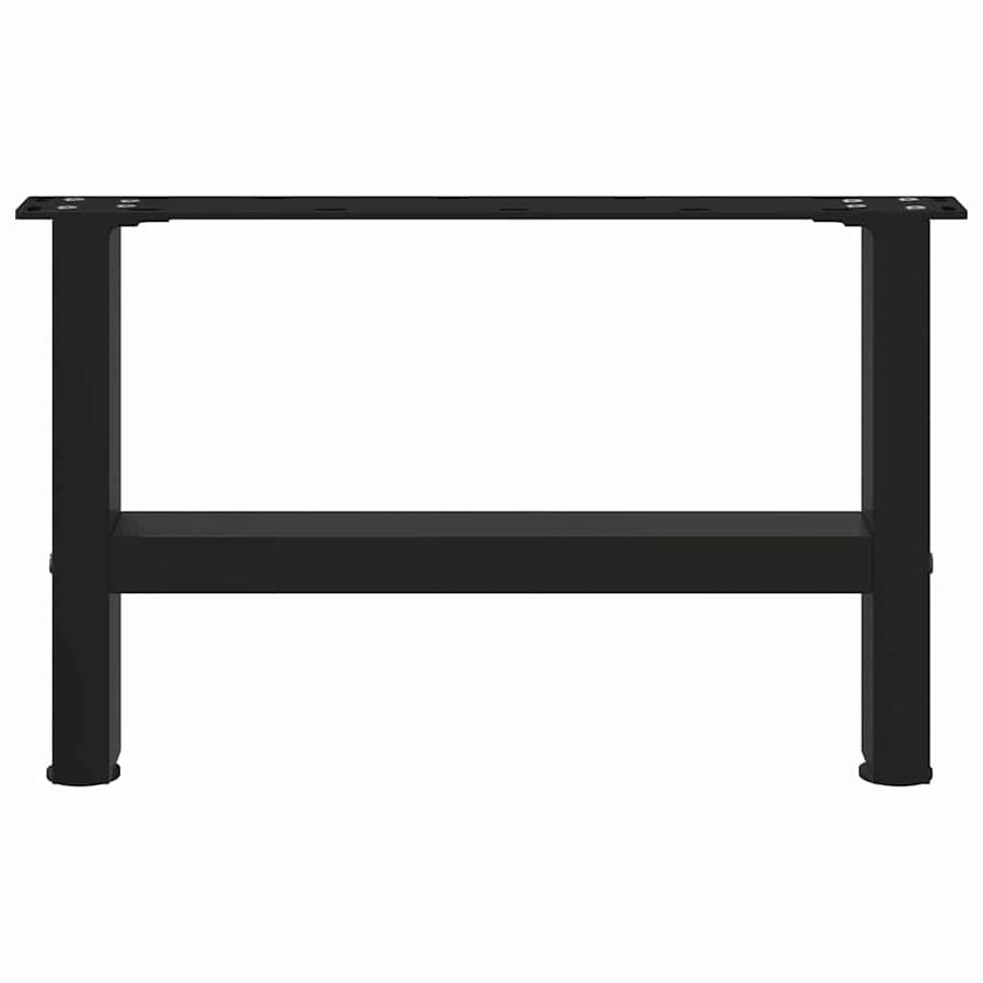 Salontafelpoten 2 st 30×50 cm staal zwart