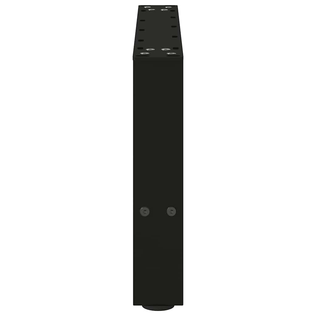 Salontafelpoten 2 st 30×50 cm staal zwart