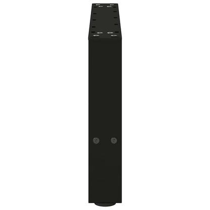 Salontafelpoten 2 st 30×50 cm staal zwart