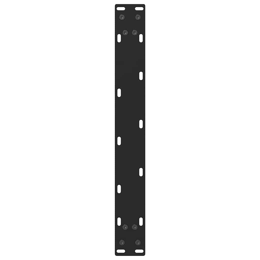 Salontafelpoten 2 st 30×50 cm staal zwart