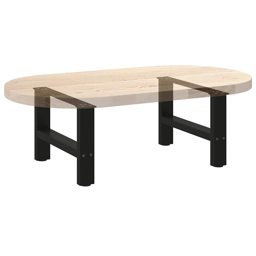 Salontafelpoten 2 st 30×50 cm staal zwart