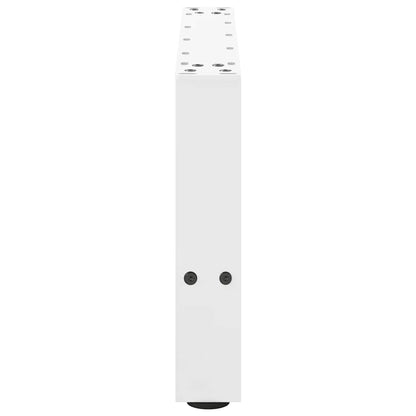 Salontafelpoten 2 st 30×50 cm staal wit