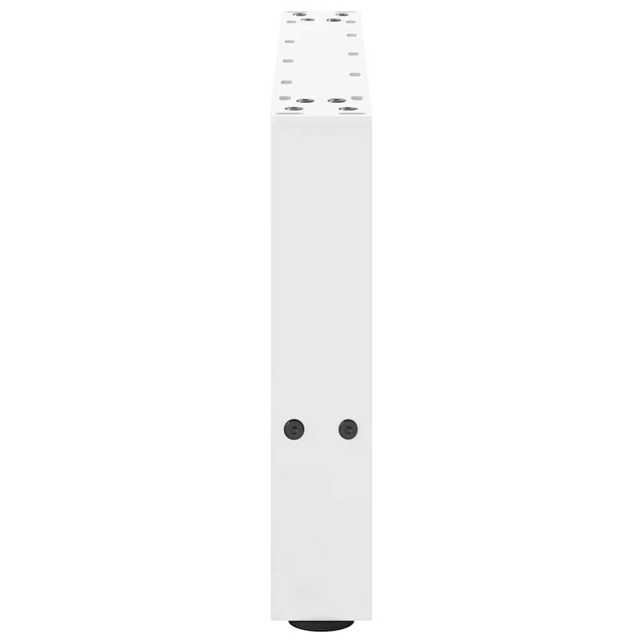 Salontafelpoten 2 st 30×50 cm staal wit