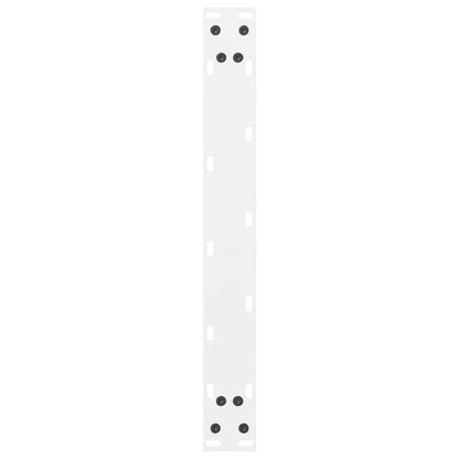 Salontafelpoten 2 st 30×50 cm staal wit