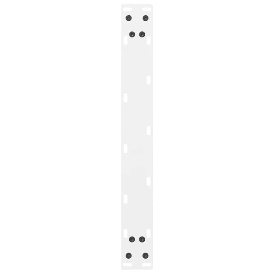 Salontafelpoten 2 st 30×50 cm staal wit