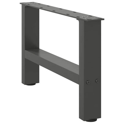 Salontafelpoten Staal Kleurig Antraciet 50 x (30-31) cm