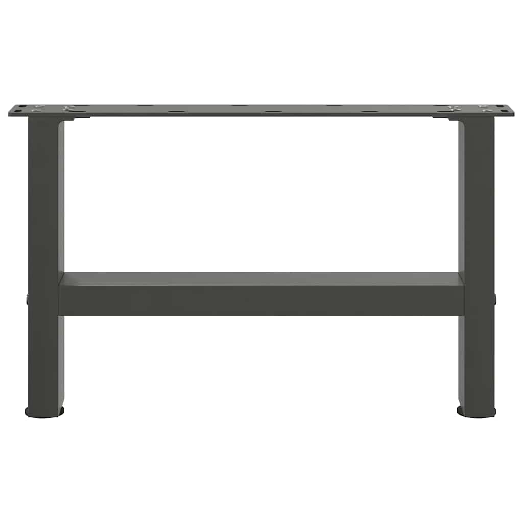 Salontafelpoten Staal Kleurig Antraciet 50 x (30-31) cm