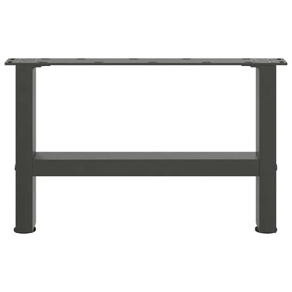 Salontafelpoten Staal Kleurig Antraciet 50 x (30-31) cm