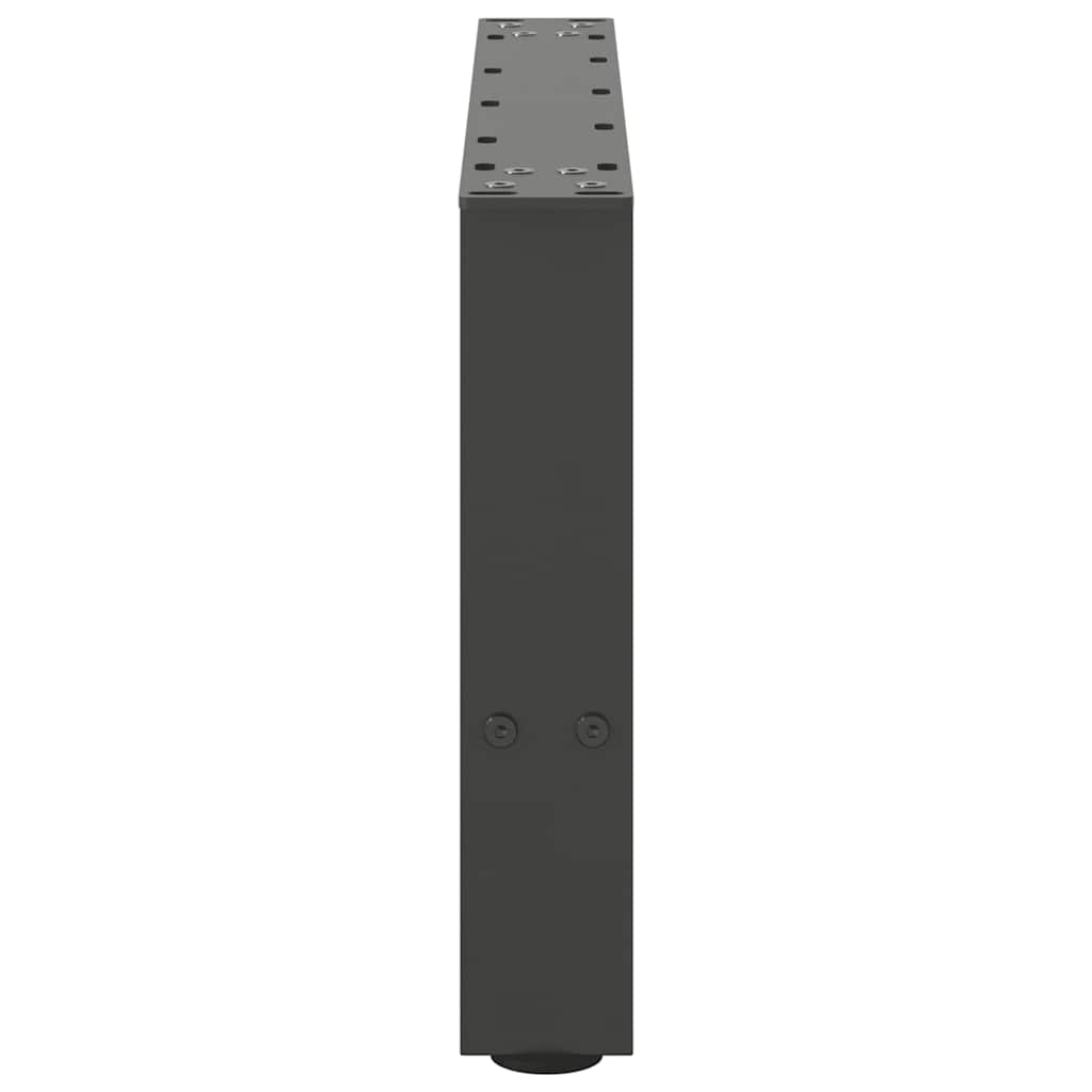 Salontafelpoten Staal Kleurig Antraciet 50 x (30-31) cm