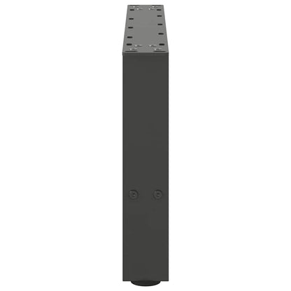Salontafelpoten Staal Kleurig Antraciet 50 x (30-31) cm