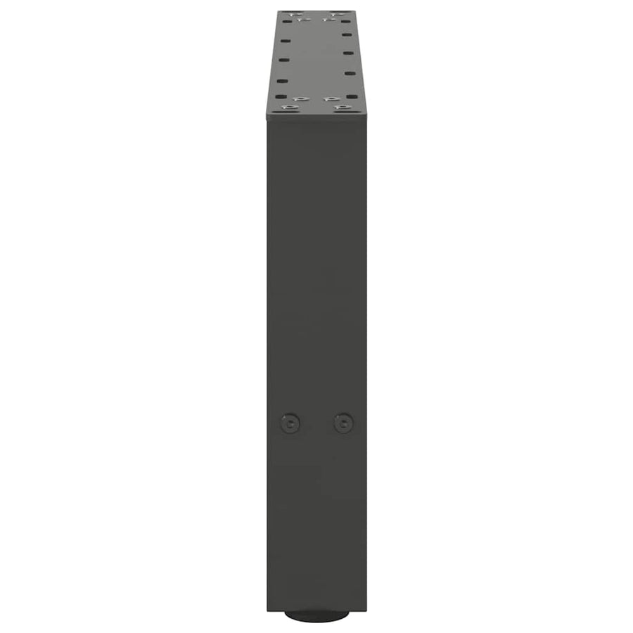 Salontafelpoten Staal Kleurig Antraciet 50 x (30-31) cm