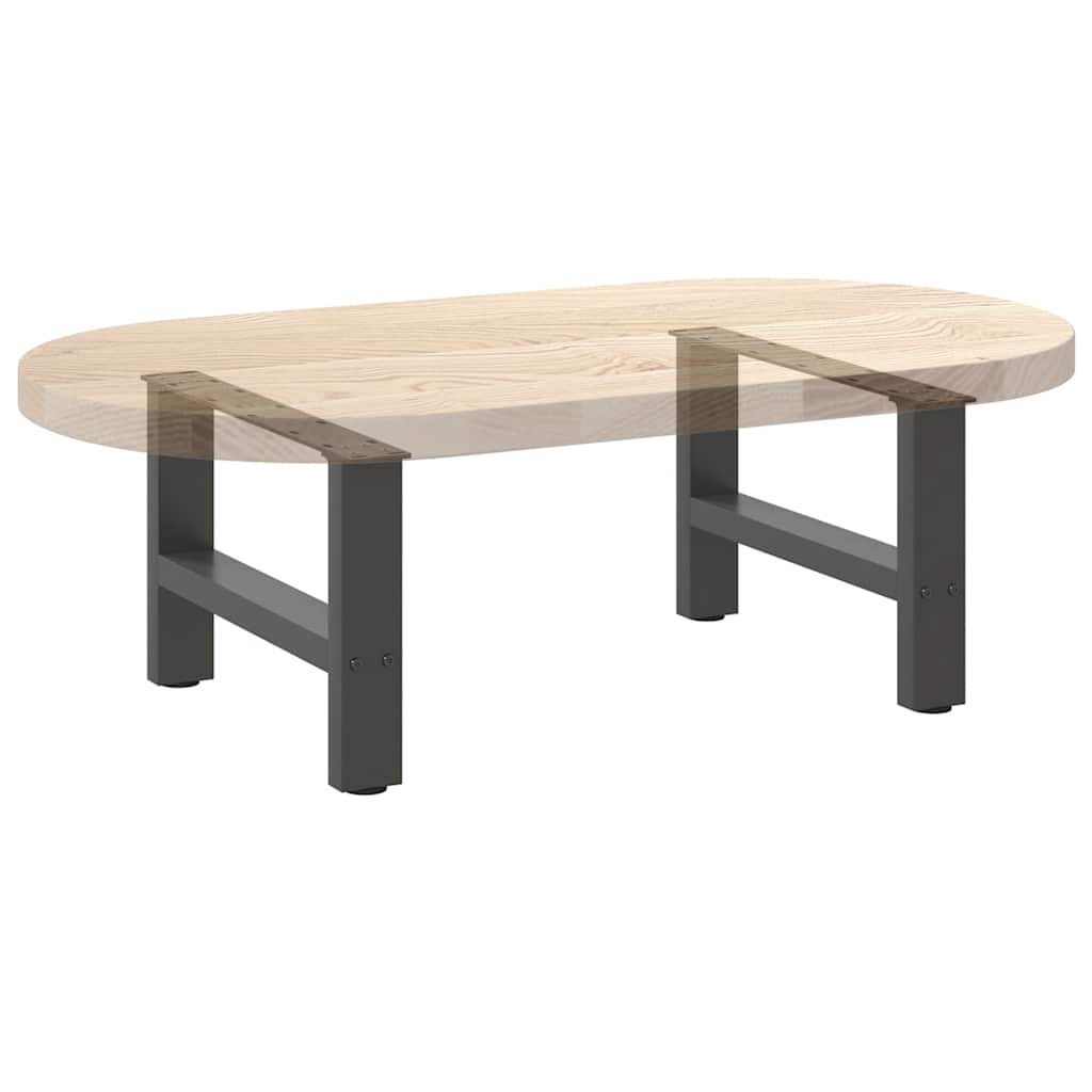 Salontafelpoten Staal Kleurig Antraciet 50 x (30-31) cm