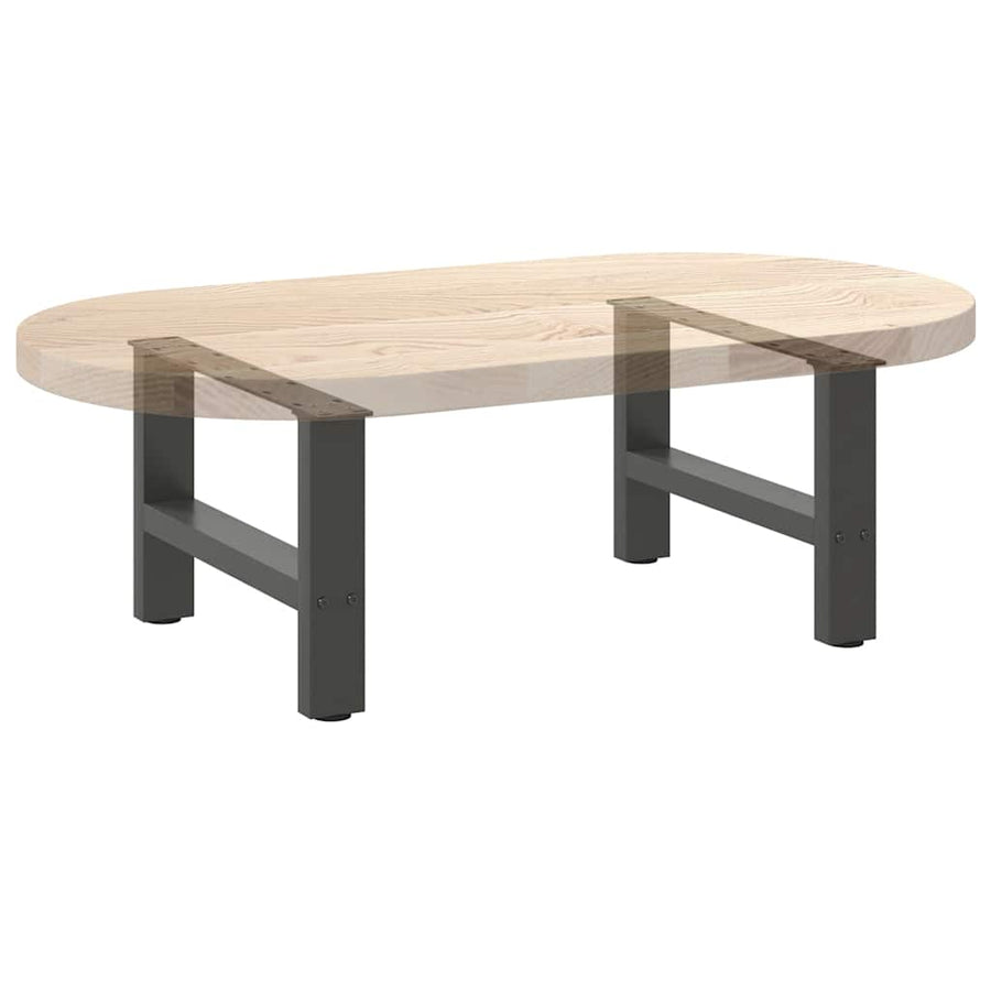 Salontafelpoten Staal Kleurig Antraciet 50 x (30-31) cm