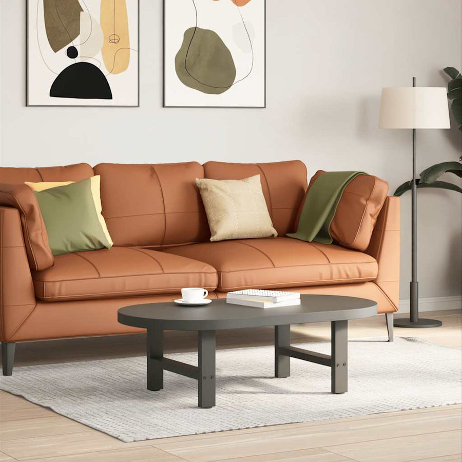 Salontafelpoten Staal Kleurig Antraciet 50 x (30-31) cm
